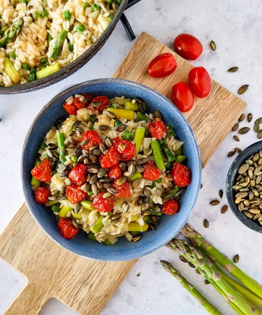Vår-risotto med asparges – coop mega post 4 ovenfra 1 liten